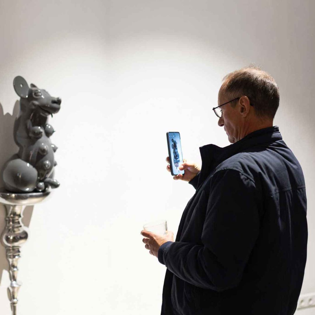 Dogdonna, visitor, exhibition view The CHapel, 2025
